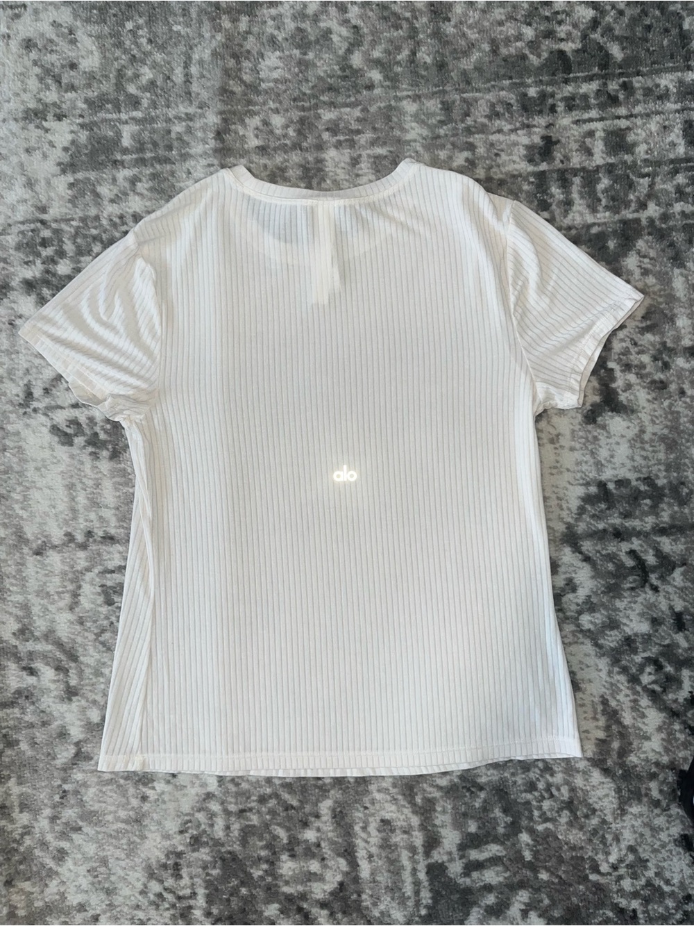Alo Yoga Ribbed Sea Coast Short Sleeve T-Shirt